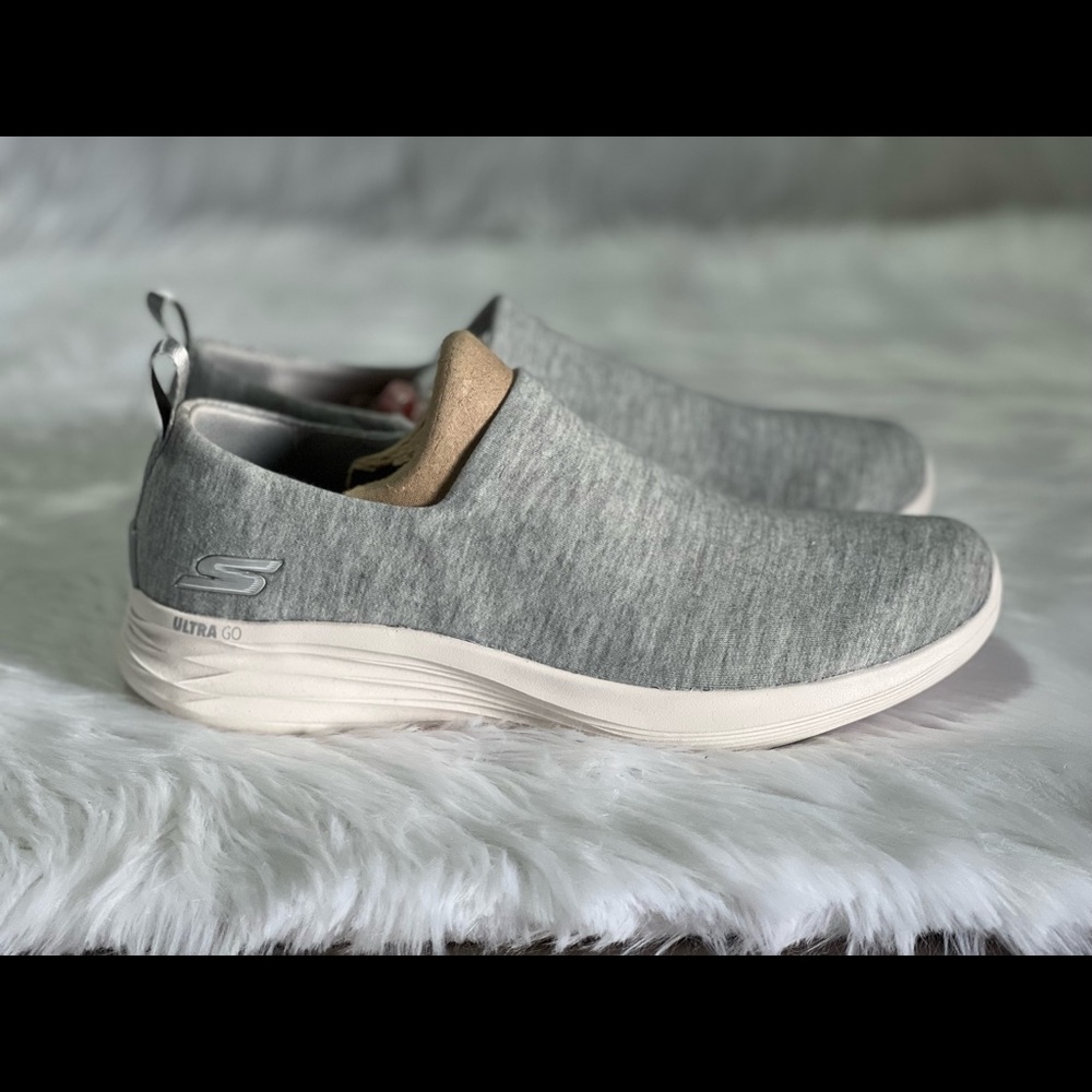 New Skechers Women's Gray You Wave Sneaker - Picture 6 of 9